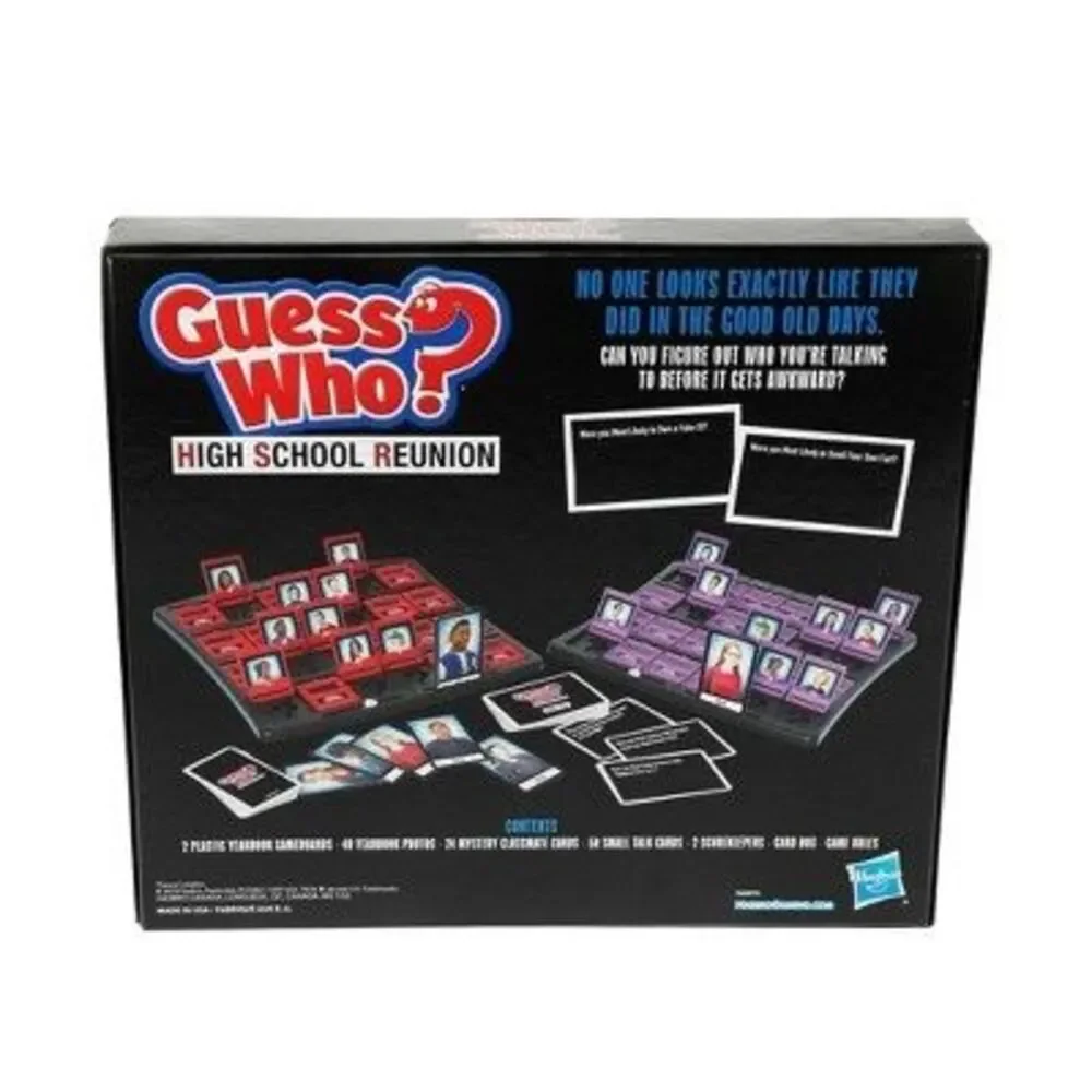 GUESS WHO? High School Reunion Board Game